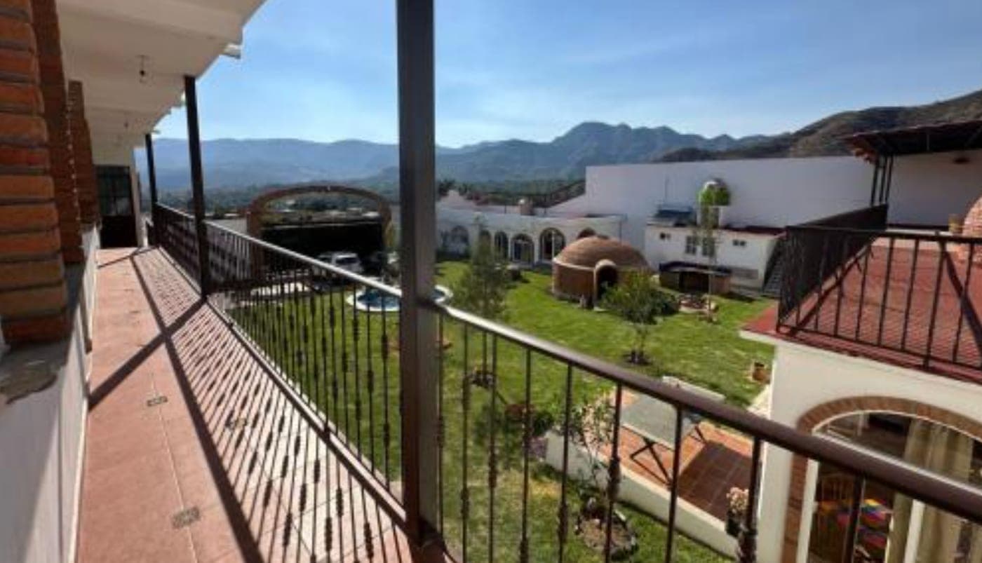 Balcony with mountain views